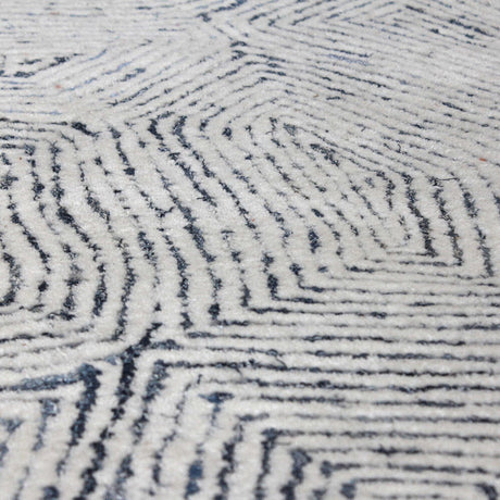 Uttermost Maze Blue Rug - Home Elegance USA
