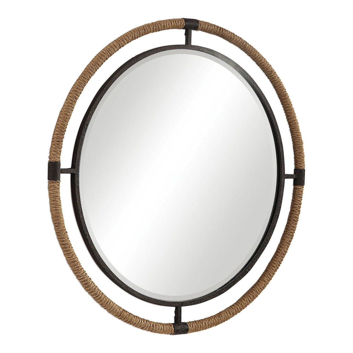 Uttermost Melville Coastal Round Mirror - Home Elegance USA