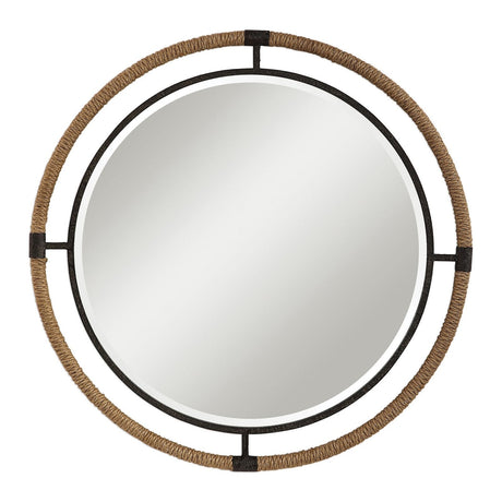 Uttermost Melville Coastal Round Mirror - Home Elegance USA