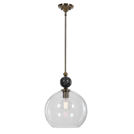 Uttermost Mendota 1 Light Glass Pendant - Home Elegance USA