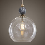Uttermost Mendota 1 Light Glass Pendant - Home Elegance USA