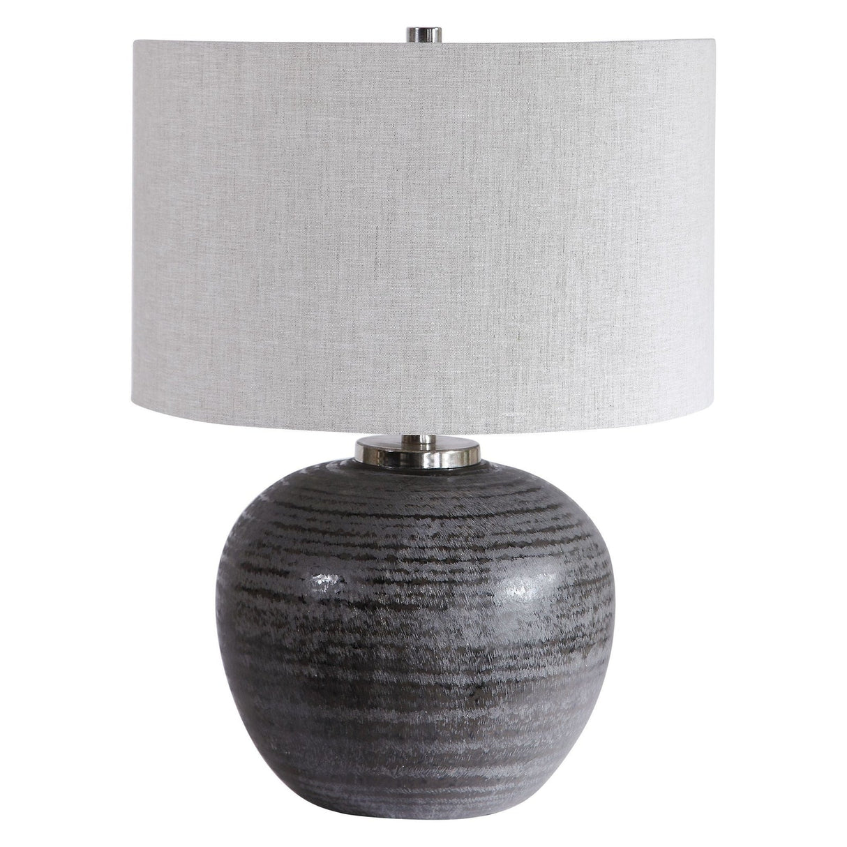 Uttermost Mikkel Charcoal Table Lamp - Home Elegance USA