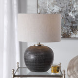 Uttermost Mikkel Charcoal Table Lamp - Home Elegance USA