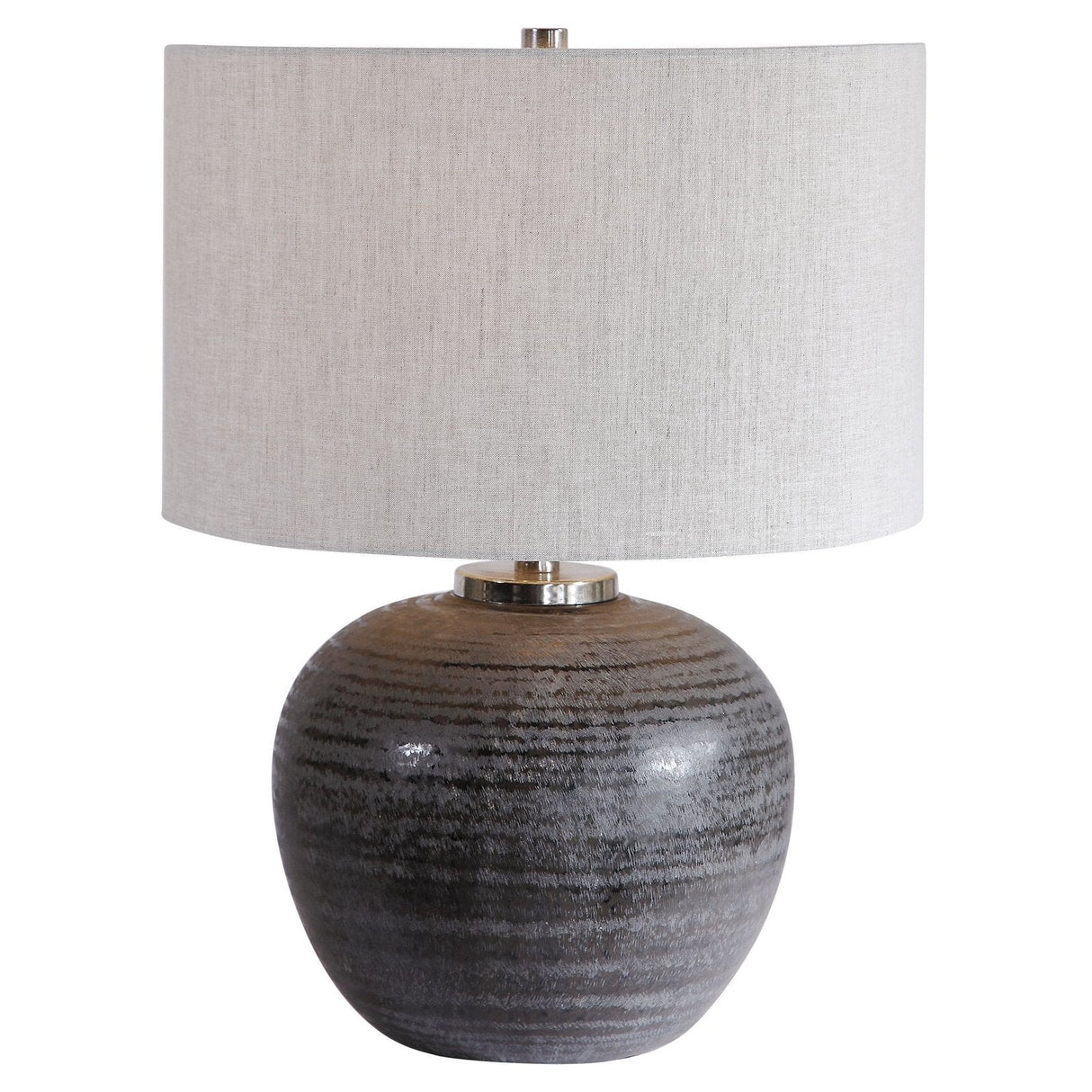 Uttermost Mikkel Charcoal Table Lamp - Home Elegance USA