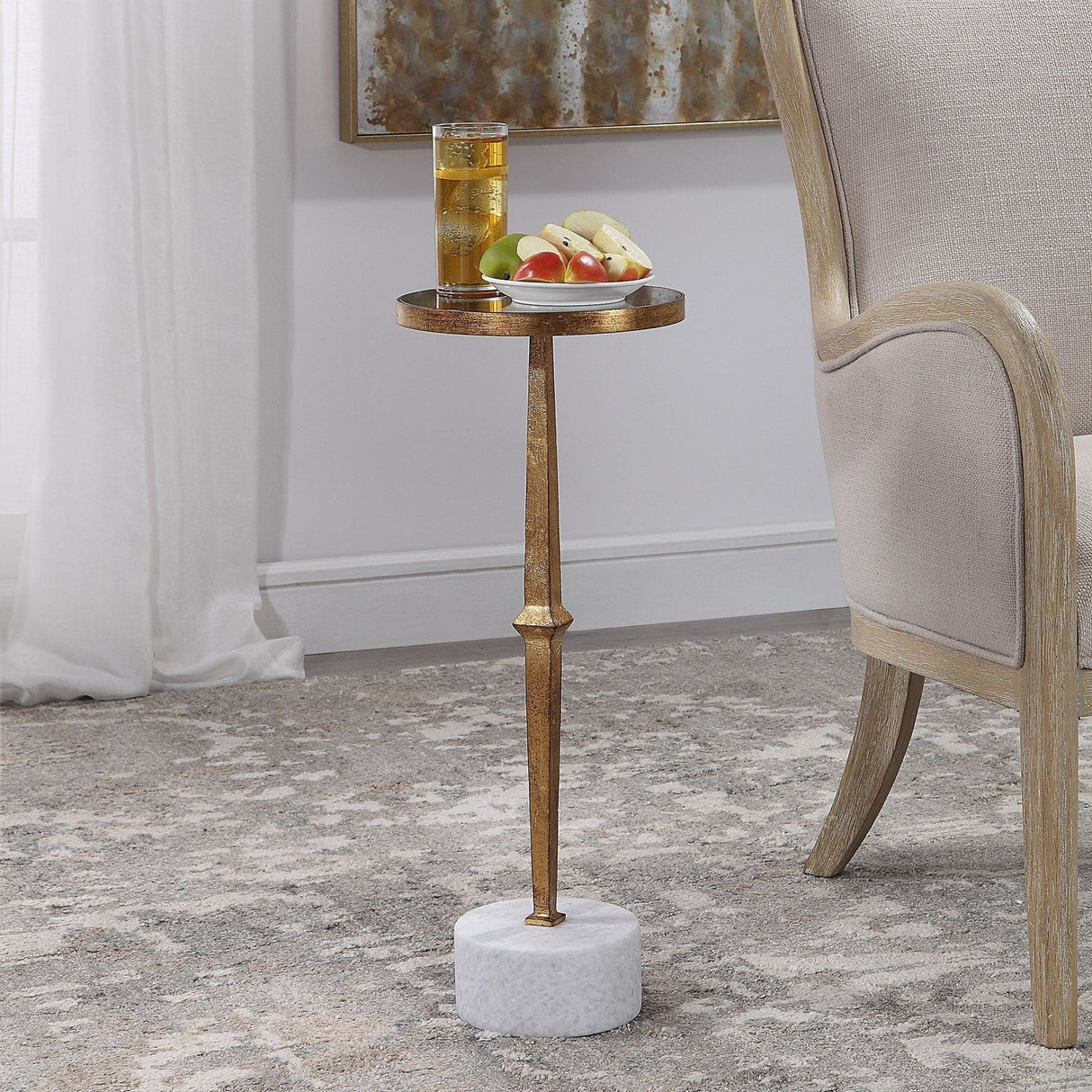 Uttermost Miriam Round Accent Table - Home Elegance USA