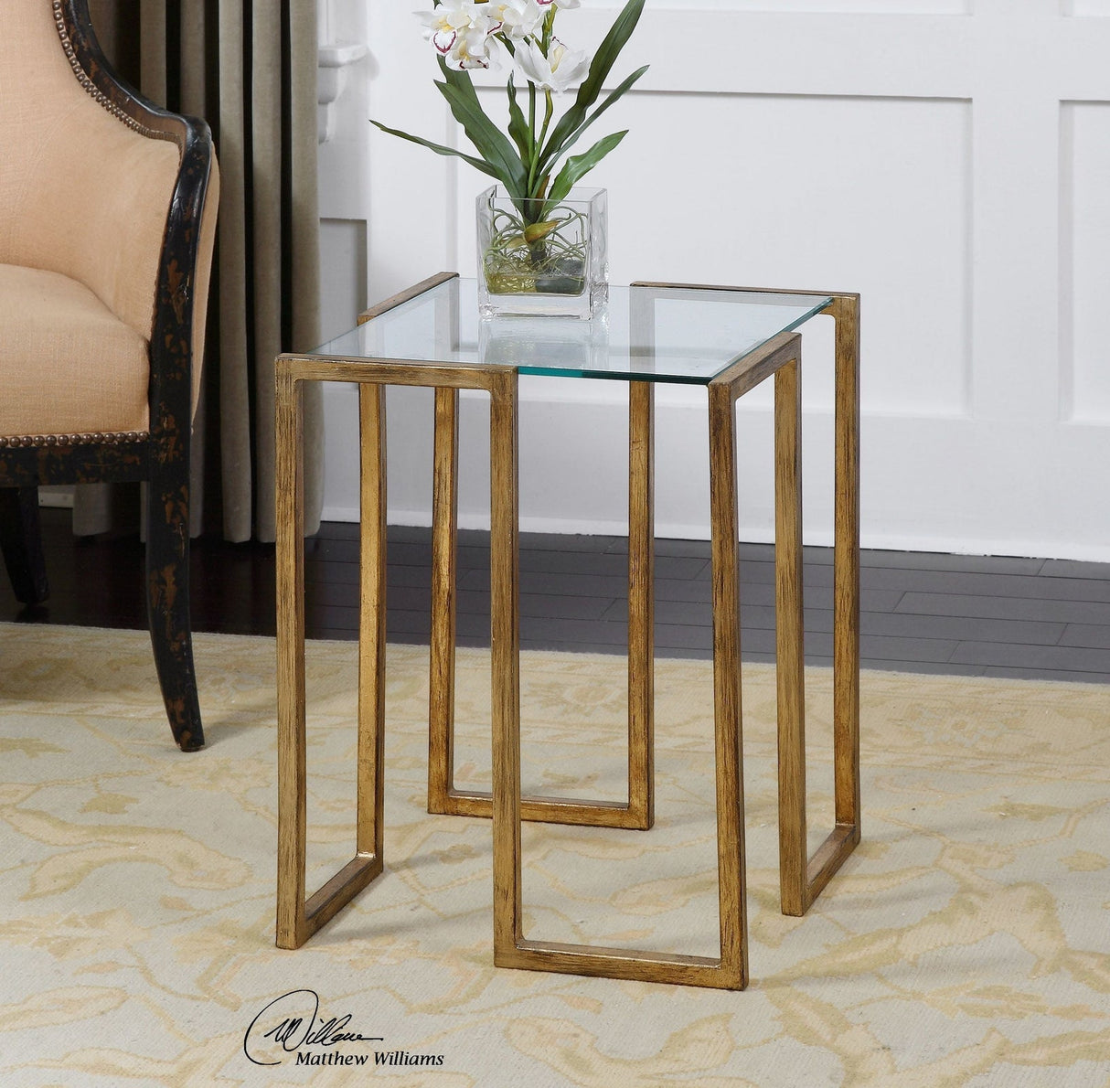 Uttermost Mirrin Accent Table - Home Elegance USA