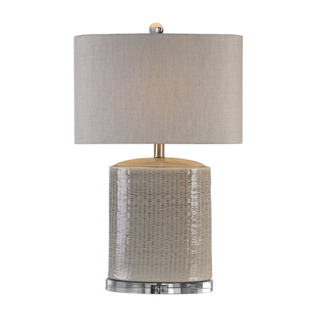 Uttermost Modica Taupe Ceramic Lamp - Home Elegance USA