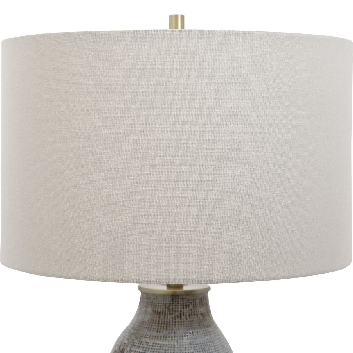 Uttermost Monacan Gray Textured Table Lamp - Home Elegance USA