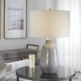 Uttermost Monacan Gray Textured Table Lamp - Home Elegance USA