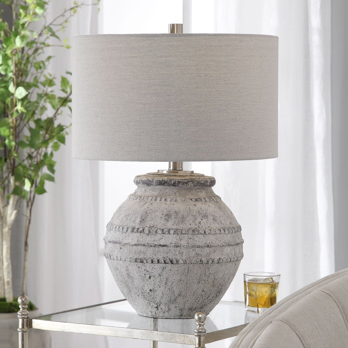 Uttermost Montsant Stone Table Lamp - Home Elegance USA