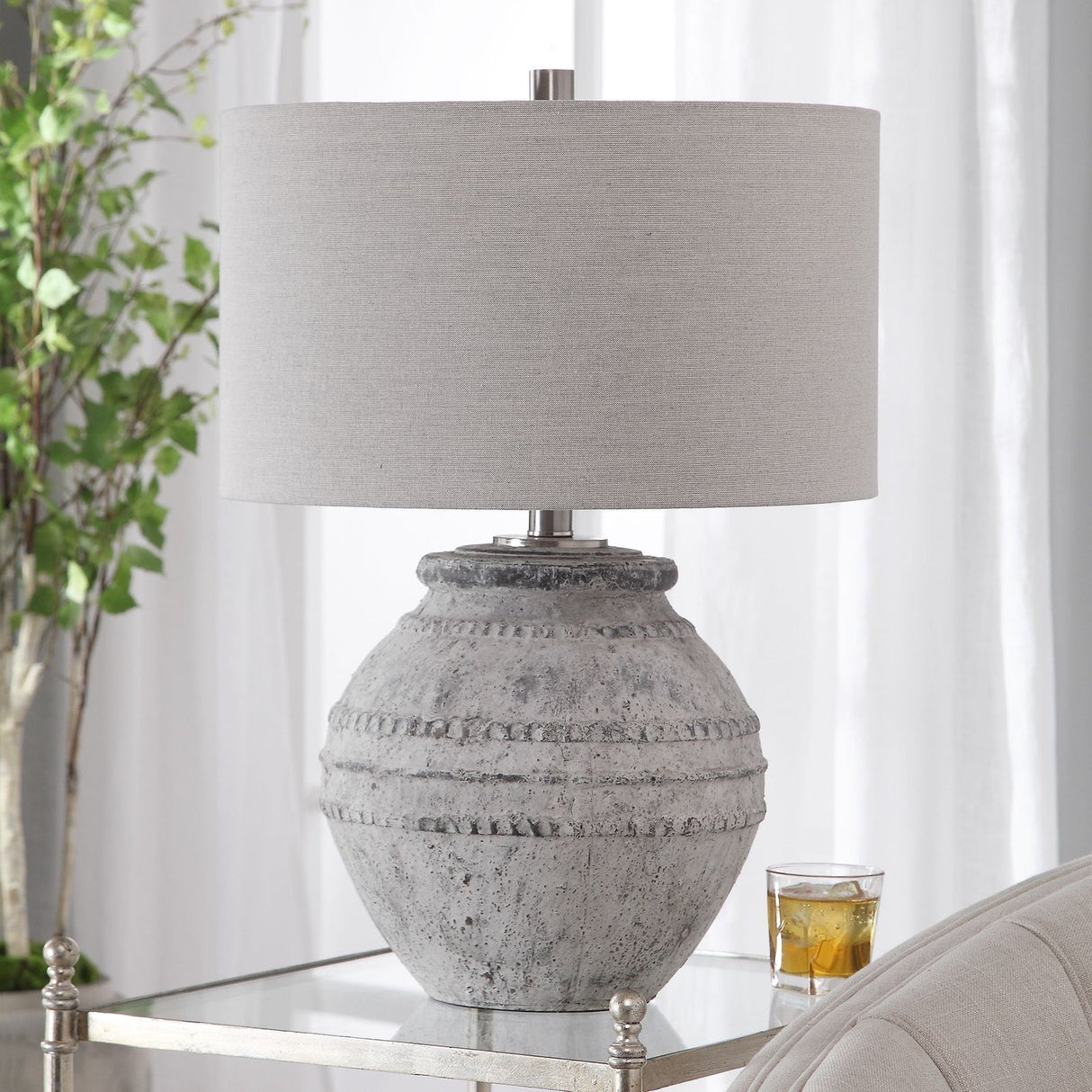Uttermost Montsant Stone Table Lamp - Home Elegance USA