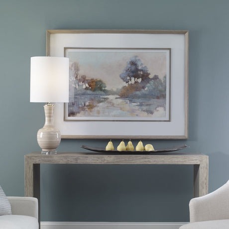 Uttermost Morning Lake Watercolor Framed Print - Home Elegance USA