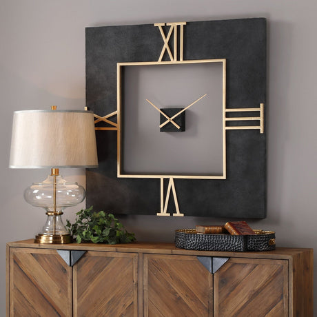 Uttermost Mudita Square Wall Clock - Home Elegance USA