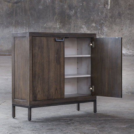 Uttermost Nadie Light Walnut Console Cabinet - Home Elegance USA