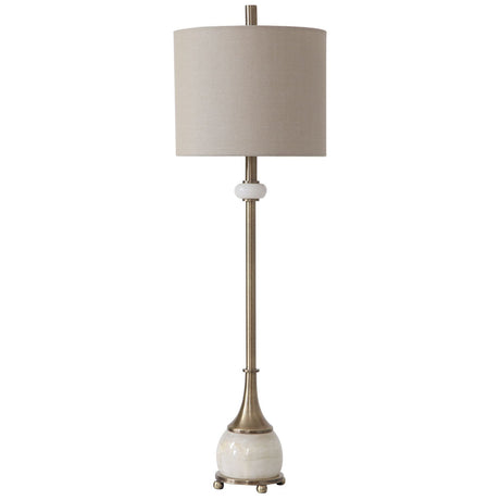 Uttermost Natania Plated Brass Buffet Lamp - Home Elegance USA