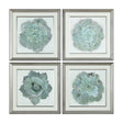 Uttermost Natural Beauties Botanical Prints - Set Of 4 - Home Elegance USA