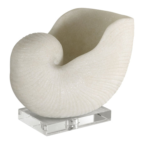 Uttermost Nautilus Shell Sculpture - Home Elegance USA