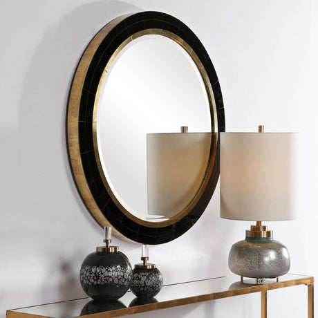 Uttermost Nayla Tiled Round Mirror - Home Elegance USA