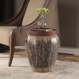 Uttermost Neith Metal Drum Accent Table - Home Elegance USA