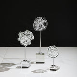 Uttermost Neuron Glass Table Top Sculptures - Set Of 3 - Home Elegance USA