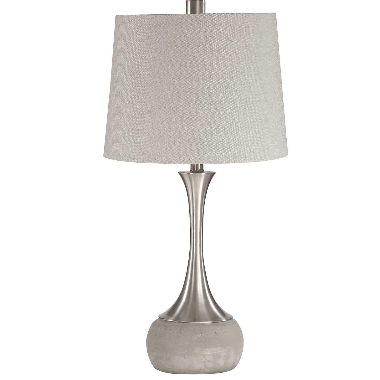 Uttermost Niah Brushed Nickel Lamp - Home Elegance USA