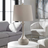 Uttermost Niah Brushed Nickel Lamp - Home Elegance USA