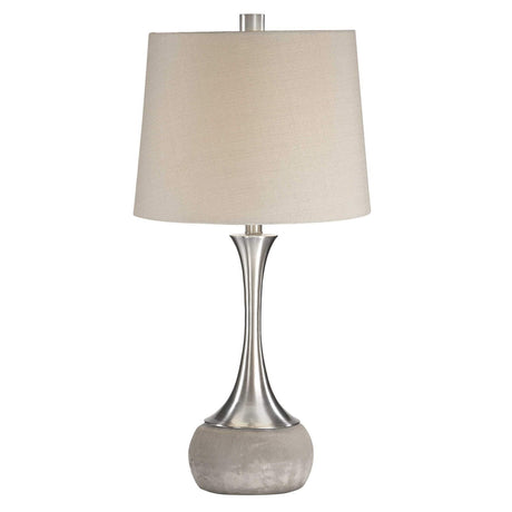 Uttermost Niah Brushed Nickel Lamp - Home Elegance USA