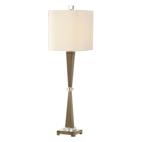 Uttermost Niccolai Antiqued Nickel Lamp - Home Elegance USA