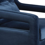 Uttermost O'Brien Blue Velvet Armchair - Home Elegance USA