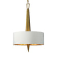 Uttermost Obeliska 3 Light Gold Chandelier - Home Elegance USA