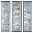 Uttermost Ocean Swell Painted Metal Art - Set Of 3, 3 Cartons - Home Elegance USA