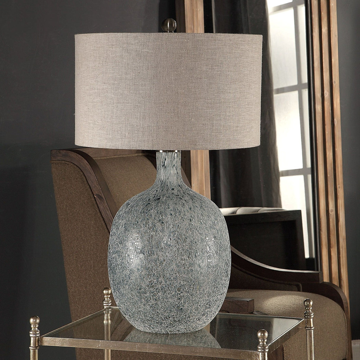 Uttermost Oceaonna Glass Table Lamp - Home Elegance USA