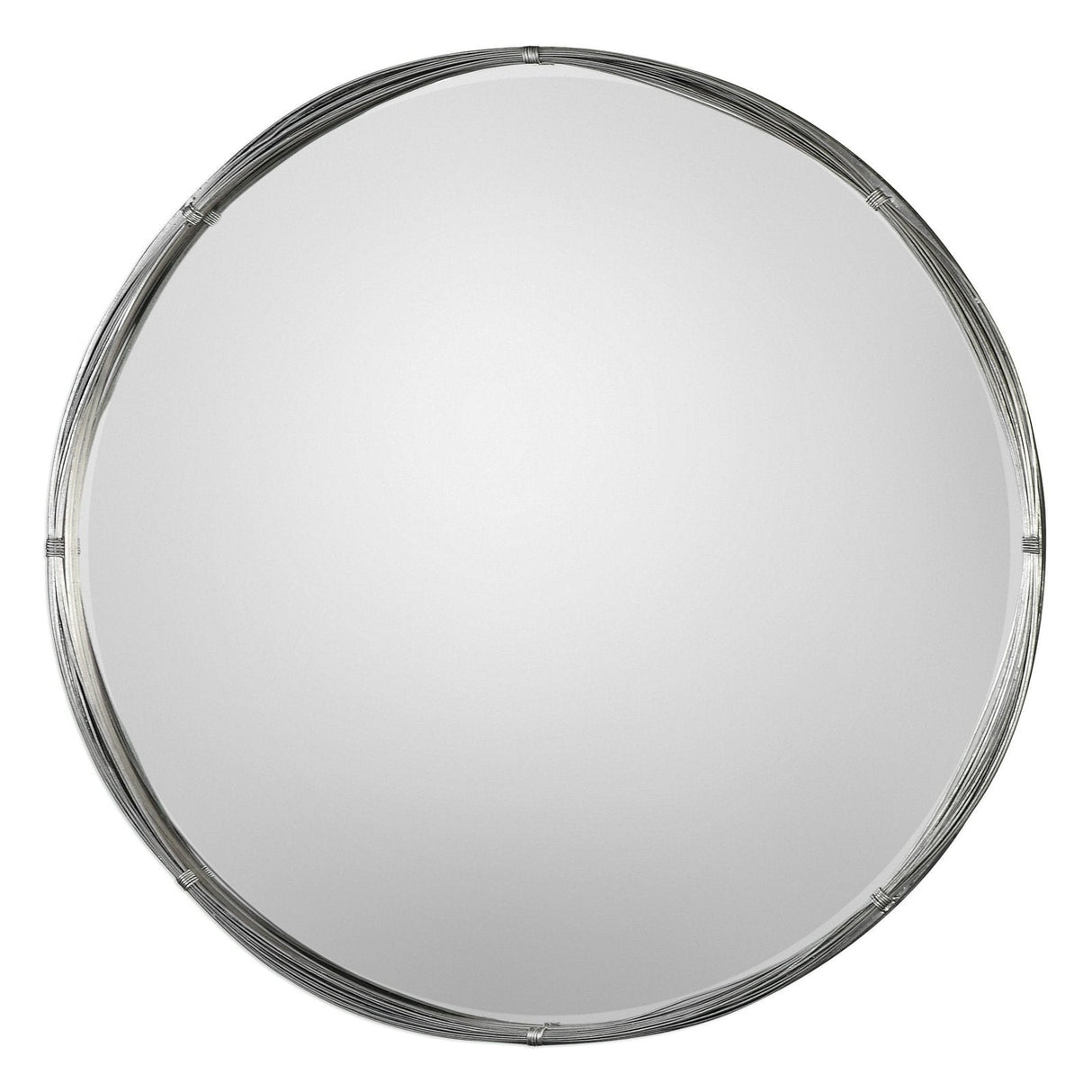 Uttermost Ohmer Round Metal Coils Mirror - Home Elegance USA