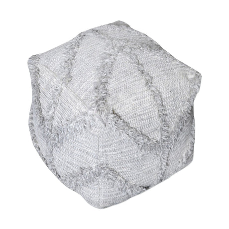 Uttermost Olfen Gray Pouf - Home Elegance USA