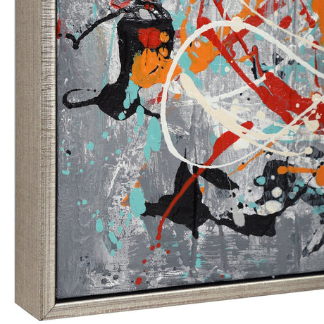Uttermost Organized Chaos Hand Painted Canvas - Home Elegance USA