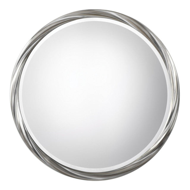 Uttermost Orion Silver Round Mirror - Home Elegance USA