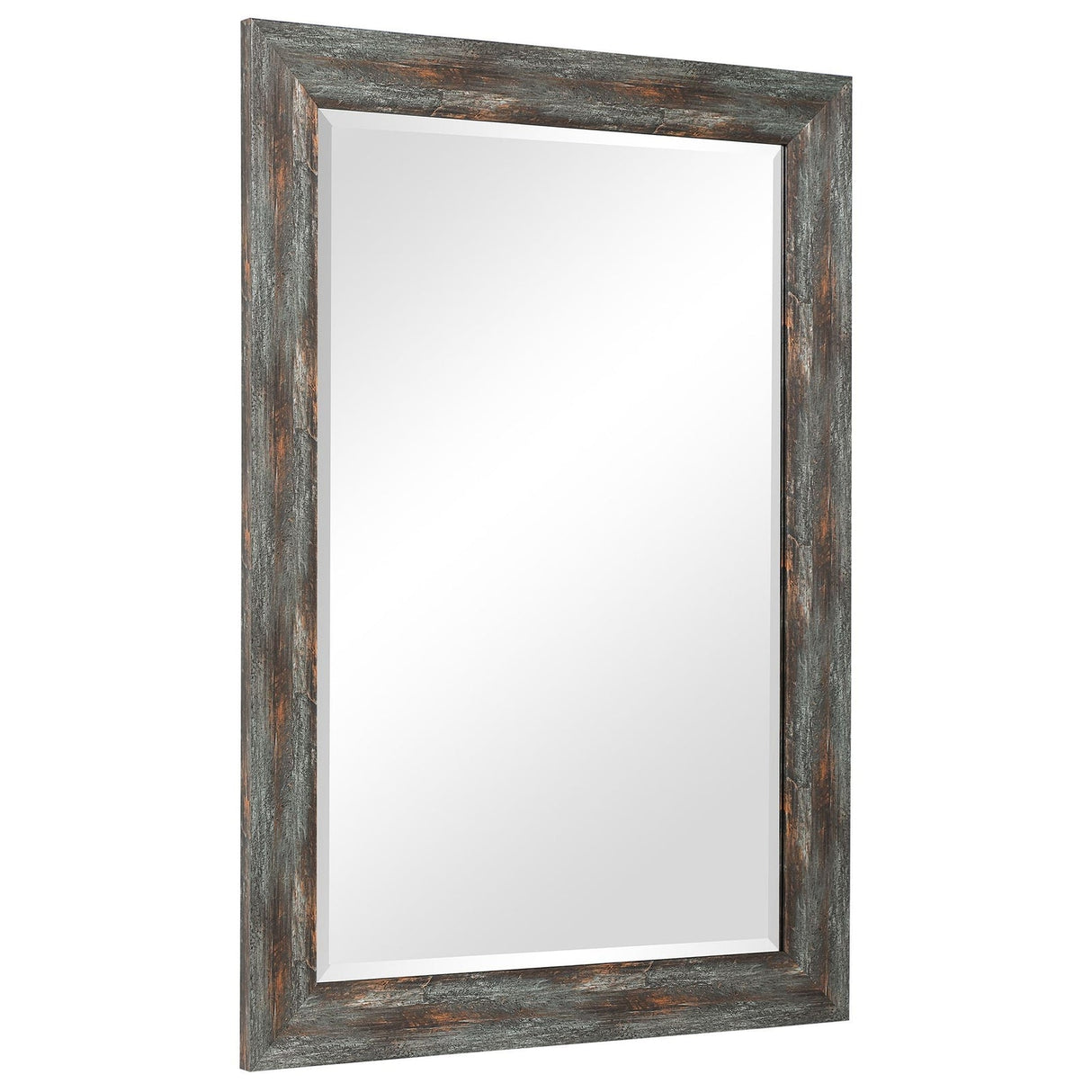 Uttermost Owenby Rustic Silver & Bronze Mirror - Home Elegance USA