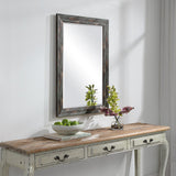 Uttermost Owenby Rustic Silver & Bronze Mirror - Home Elegance USA