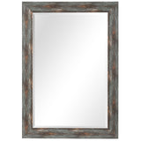 Uttermost Owenby Rustic Silver & Bronze Mirror - Home Elegance USA