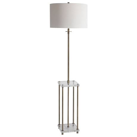 Uttermost Palladian Antique Brass Floor Lamp - Home Elegance USA