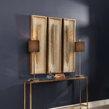 Uttermost Palma Gold Leaf Shadow Box - Set Of 3 - Home Elegance USA