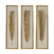 Uttermost Palma Gold Leaf Shadow Box - Set Of 3 - Home Elegance USA