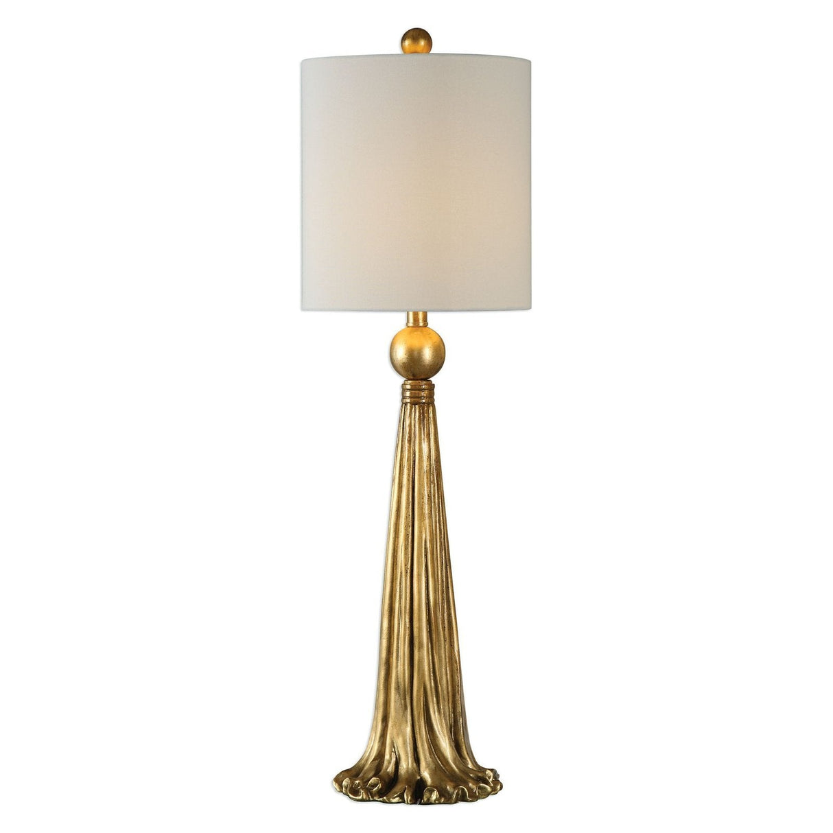 Uttermost Paravani Metallic Gold Lamp - Home Elegance USA