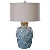 Uttermost Parterre Pale Blue Table Lamp - Home Elegance USA