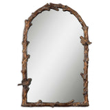 Uttermost Paza Antique Gold Arch Mirror - Home Elegance USA