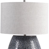 Uttermost Pebbles Metallic Gray Table Lamp - Home Elegance USA