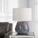 Uttermost Pebbles Metallic Gray Table Lamp - Home Elegance USA