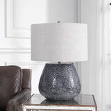 Uttermost Pebbles Metallic Gray Table Lamp - Home Elegance USA