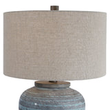 Uttermost Pelia Light Aqua Table Lamp - Home Elegance USA