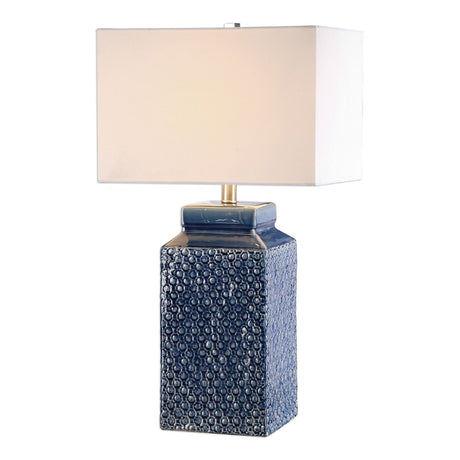 Uttermost Pero Sapphire Blue Lamp - Home Elegance USA
